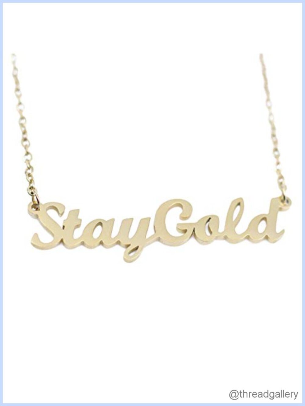 14K Gold Plated Stainless Steel 18 Inch Chain Necklace